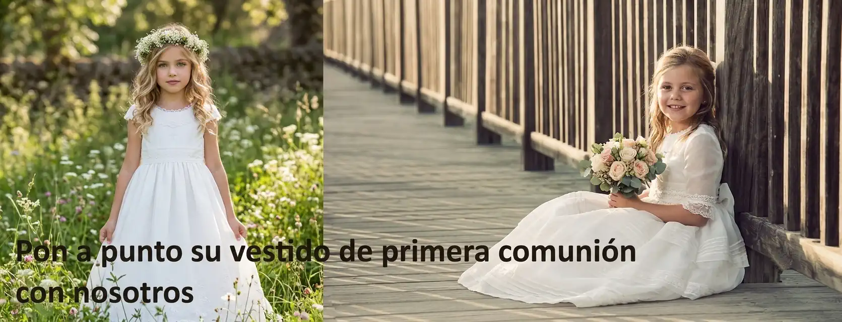 Limpieza de vestidos y trajes de primera comunion